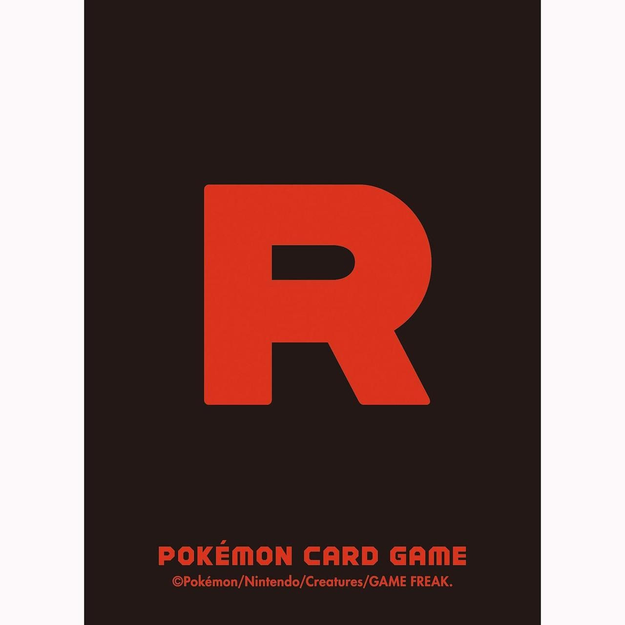 Pokemon Card Game TCG Deck Sleeves Pro Team Rocket