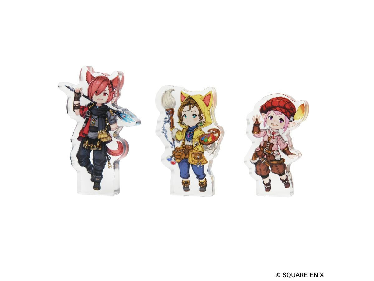 Final Fantasy XIV Character Acrylic Block Collection (BOX 9pcs)