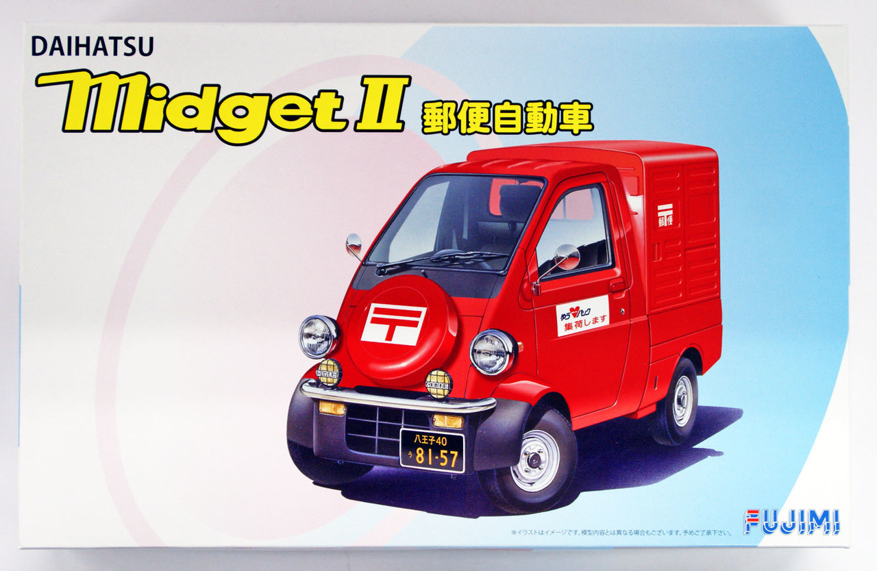 Fujimi ID-251 Daihatsu Midget II Postal Car 1/24 Scale Kit - Plaza