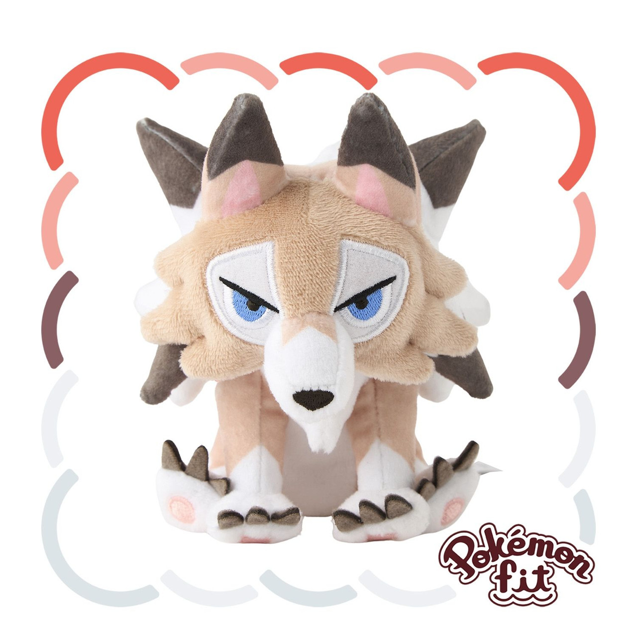 Pokemon Center Original 745 Plush Pokemon Fit Lycanroc (Midday