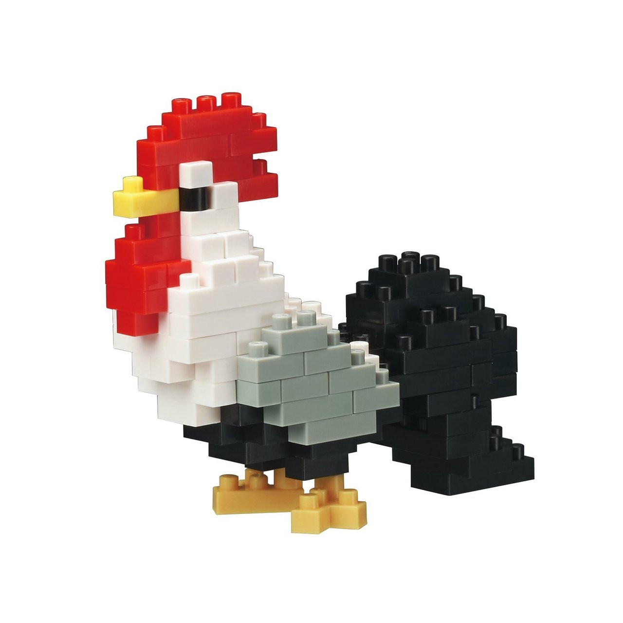 Kawada NBC-207 nanoblock Rooster / Cock (Tori) - Plaza Japan