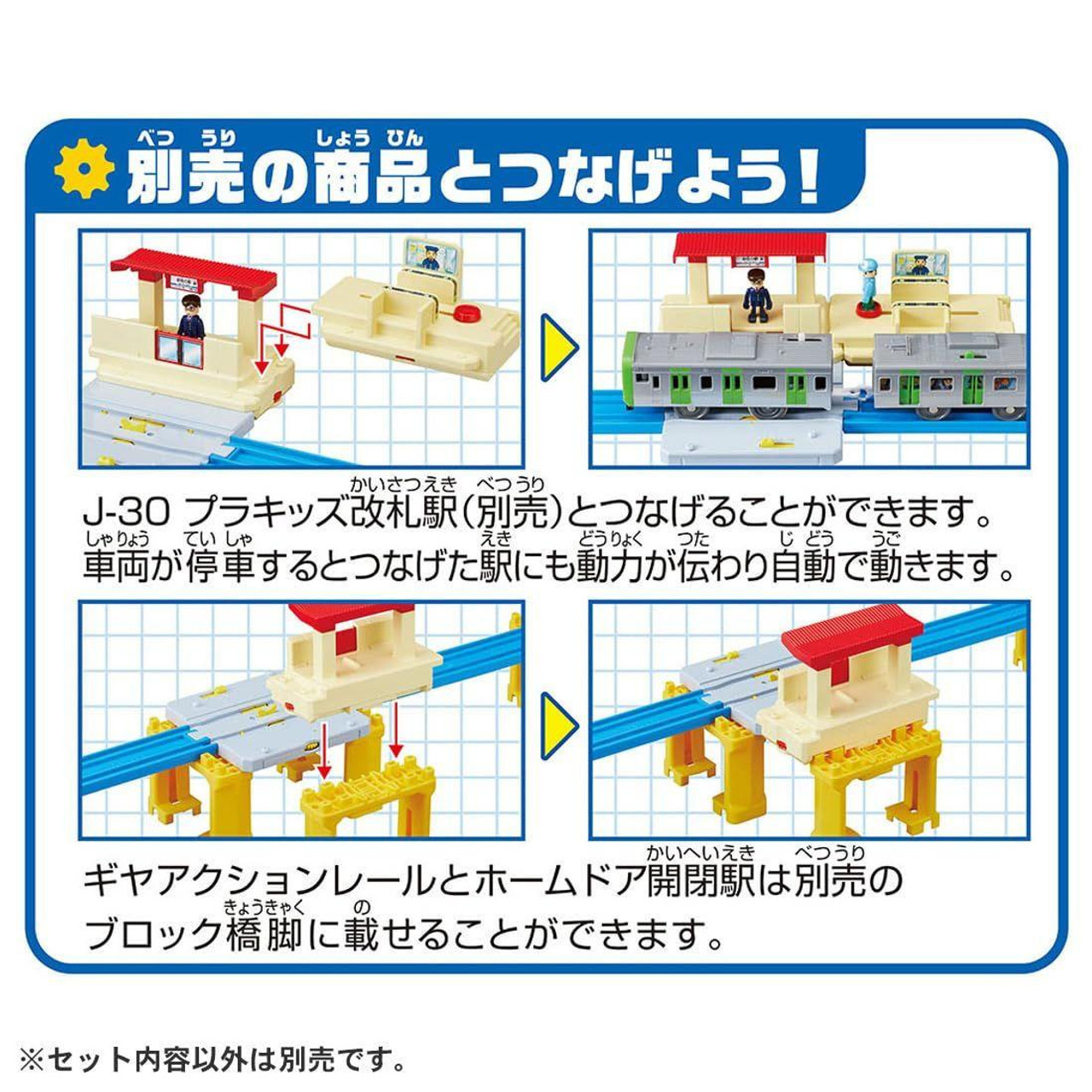 Plarail J-29 Action Town Platform Door Opening And Closing