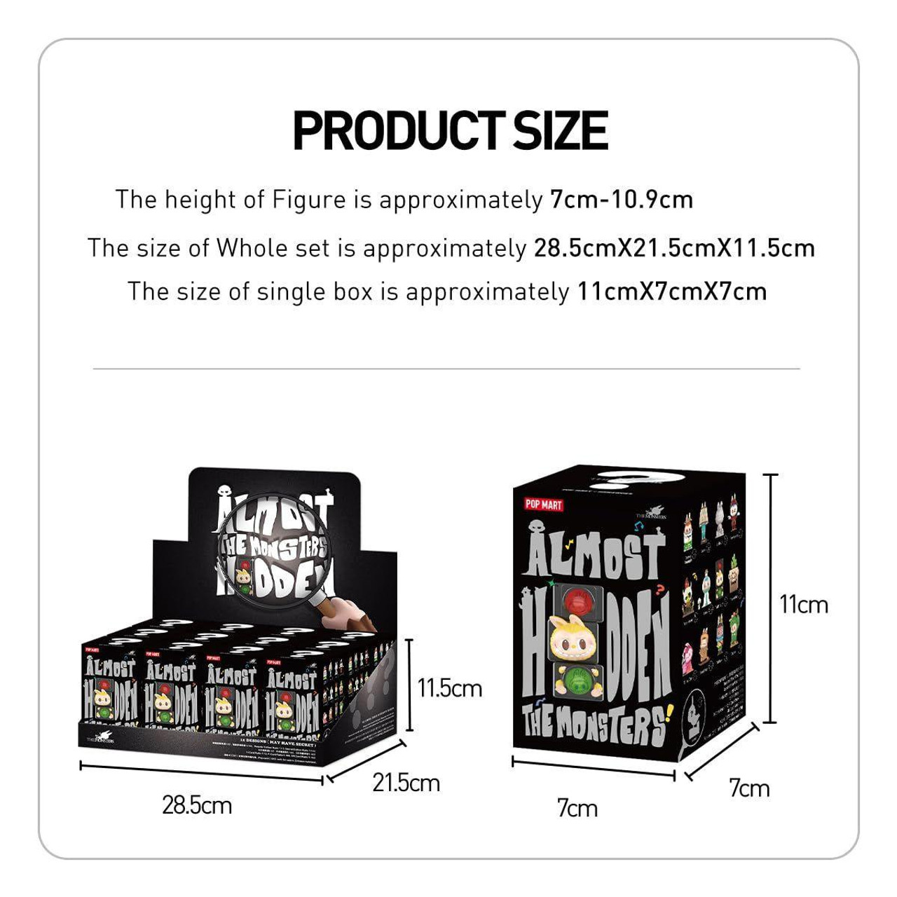 POP-MART The Monsters Almost Hidden Series (SINGLE RANDOM)