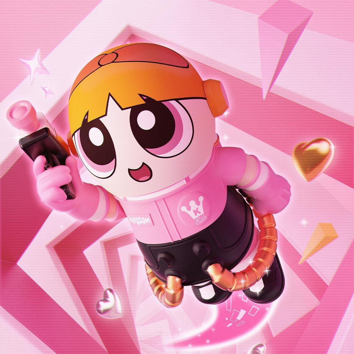 MEGASPACEMOLLY POPMART パワパフガールズ メガコレクション POP-MART Mega Collection 400%+100% Space Molly The Powerpuff Girls