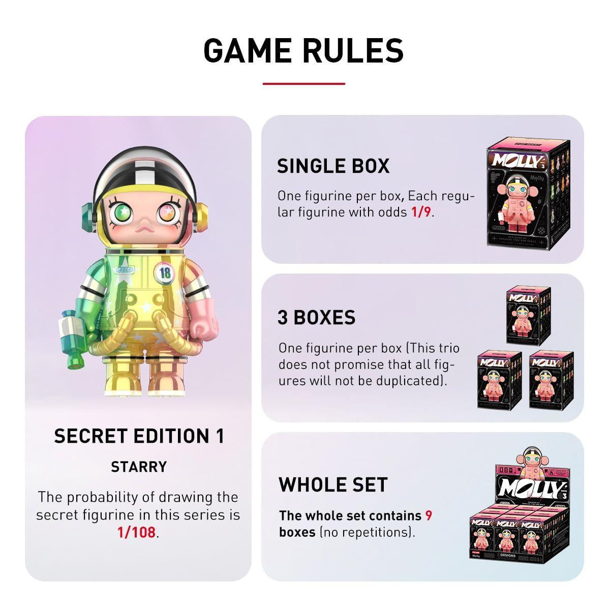 POP-MART Mega Space Molly 100% Series 3 (SINGLE RANDOM)