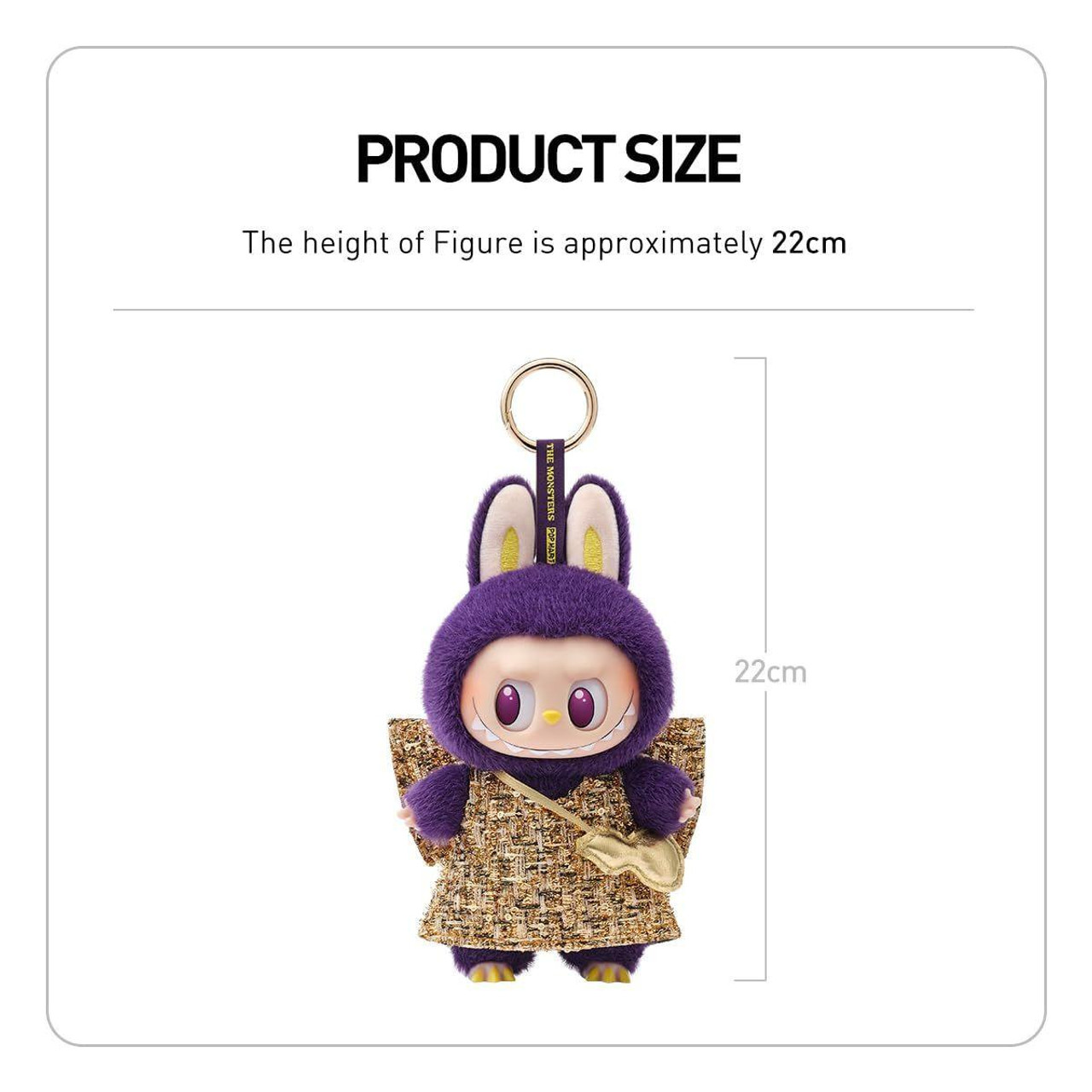 ストラップ LABUBU PRONOUNCE POP-MART Labubu Pronounce - Wings Of Fortune Plush Pendant