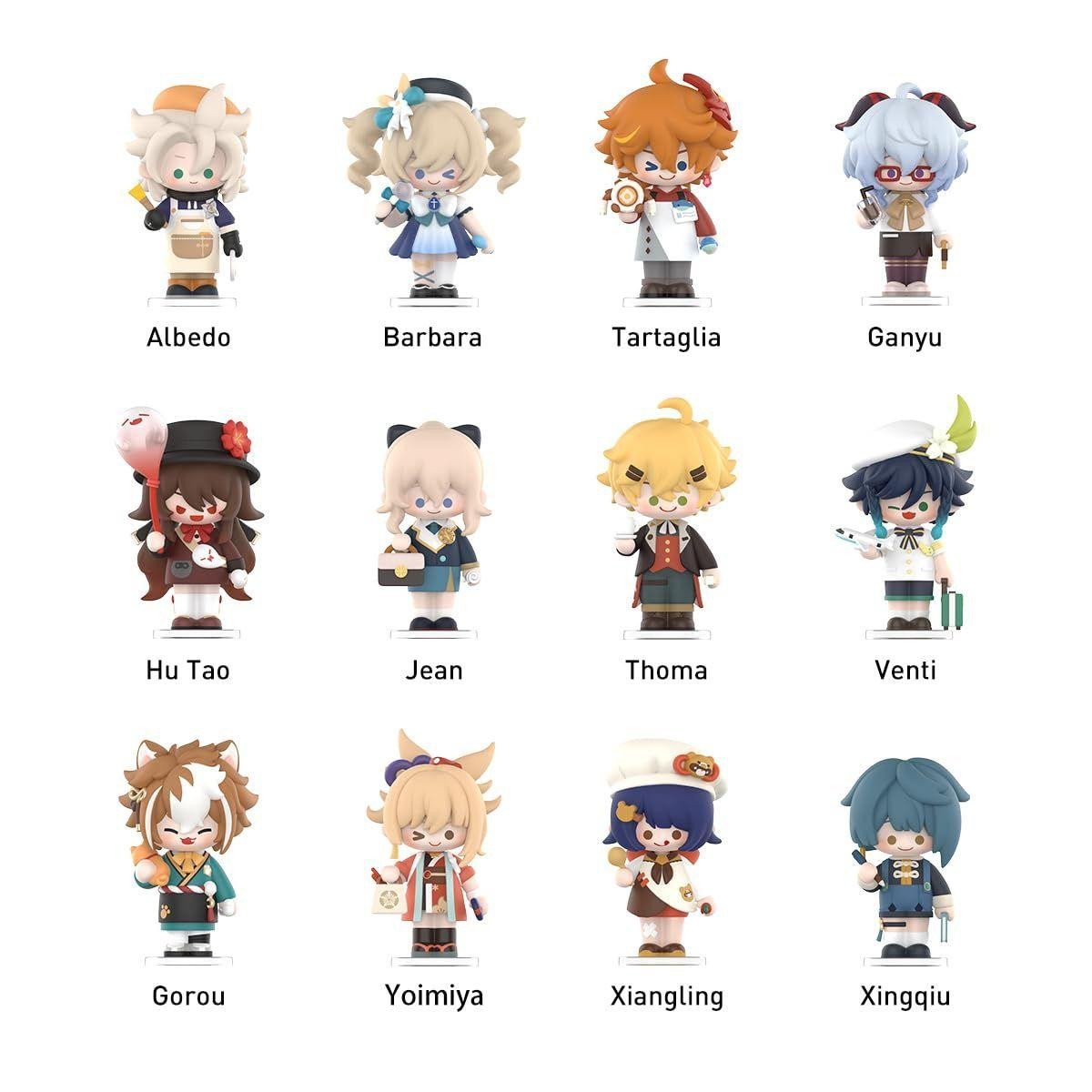 POP-MART Genshin Dress Up Dream Chibi Series Assortment Box (12