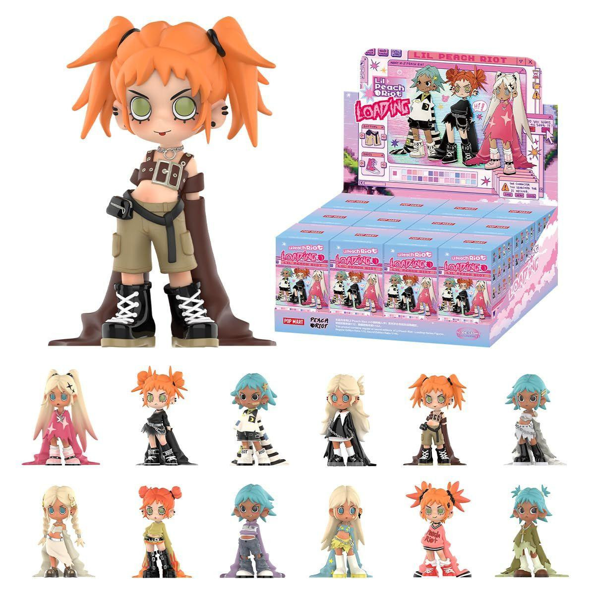 POP-MART Lil Peach Riot Loading! Series Assortment Box (12 BOX RANDOM)