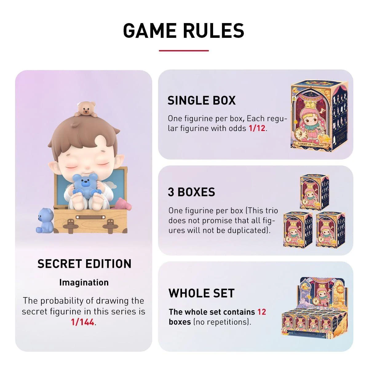 POP-MART Hacipupu A Night Of Fantasy Series Assorted Box (12 BOX