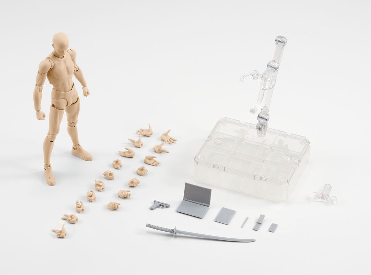 Bandai 128458 S.H. Figuarts Body-kun DX Set (Pale Orange Color