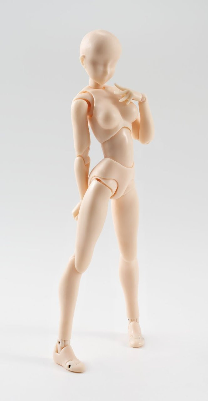 Bandai 128465 S.H. Figuarts Body-chan DX Set (Pale Orange Color