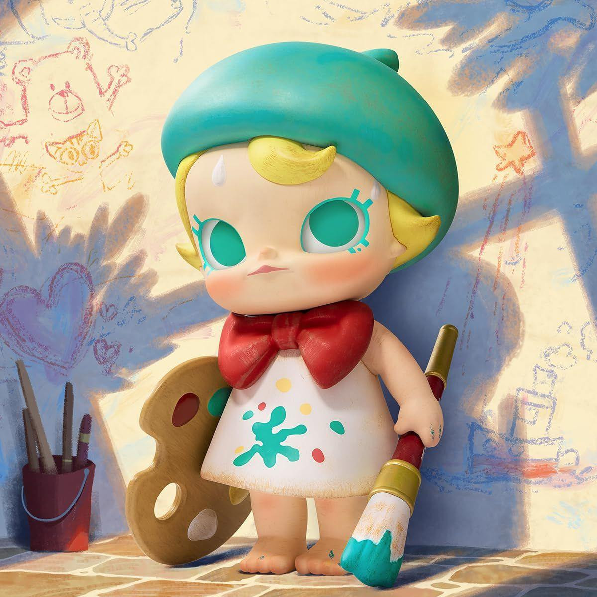 POP-MART Baby Molly Future Painter Big Size