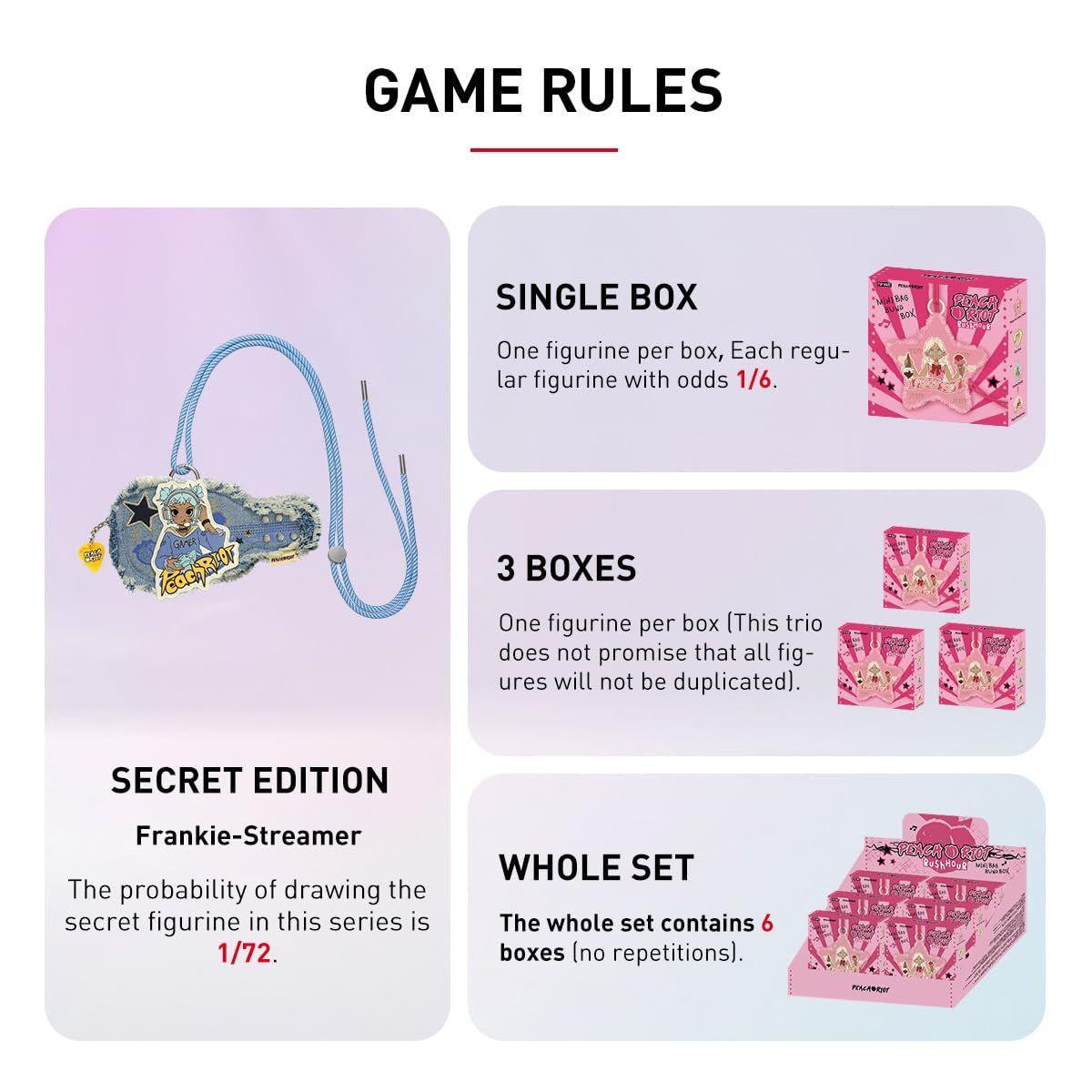 POP-MART Peach Riot Rush Hour Mini Bag Series (SINGLE RANDOM)