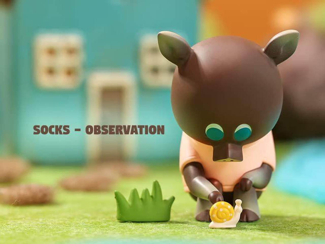 POP-MART Green Cow Garden When One Was Little Series Figure