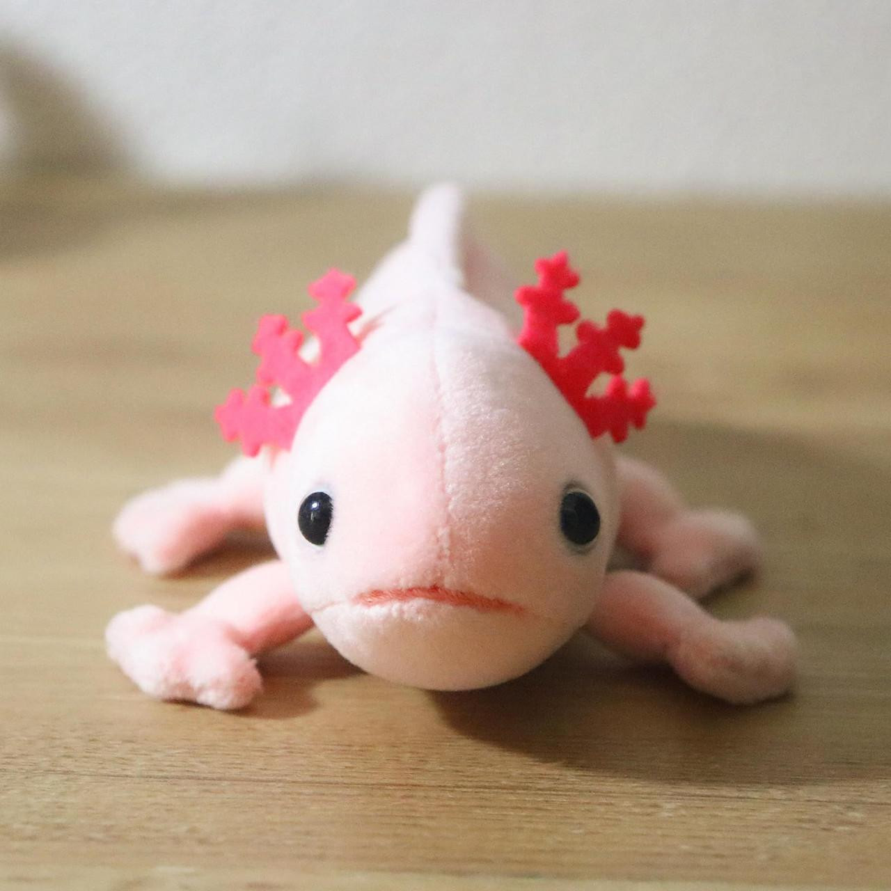 TAKE OFF Animania Magnet Axolotl Plush Toy