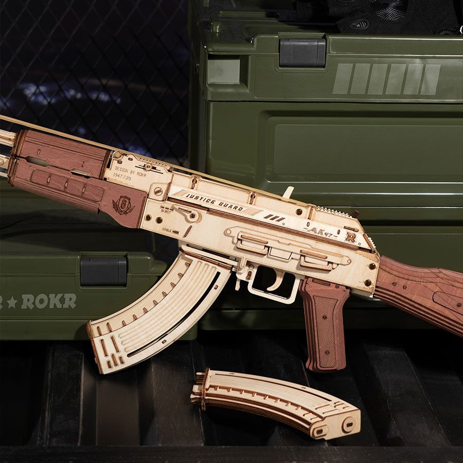 DIY Miniature Kit AK-47 Assault Rifle (315 Pieces)