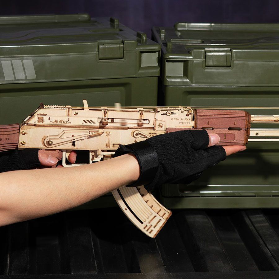 DIY Miniature Kit AK-47 Assault Rifle (315 Pieces)