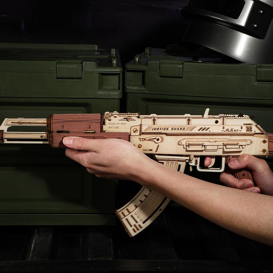 DIY Miniature Kit AK-47 Assault Rifle (315 Pieces)