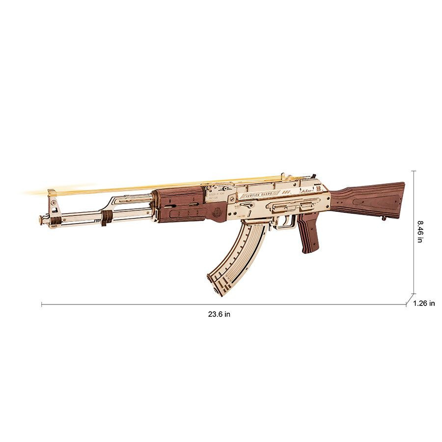 DIY Miniature Kit AK-47 Assault Rifle (315 Pieces)