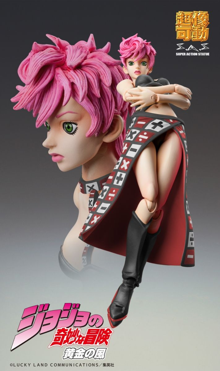 Super Action Statue Trish Una Ver. Black Figure (JoJo's Bizarre