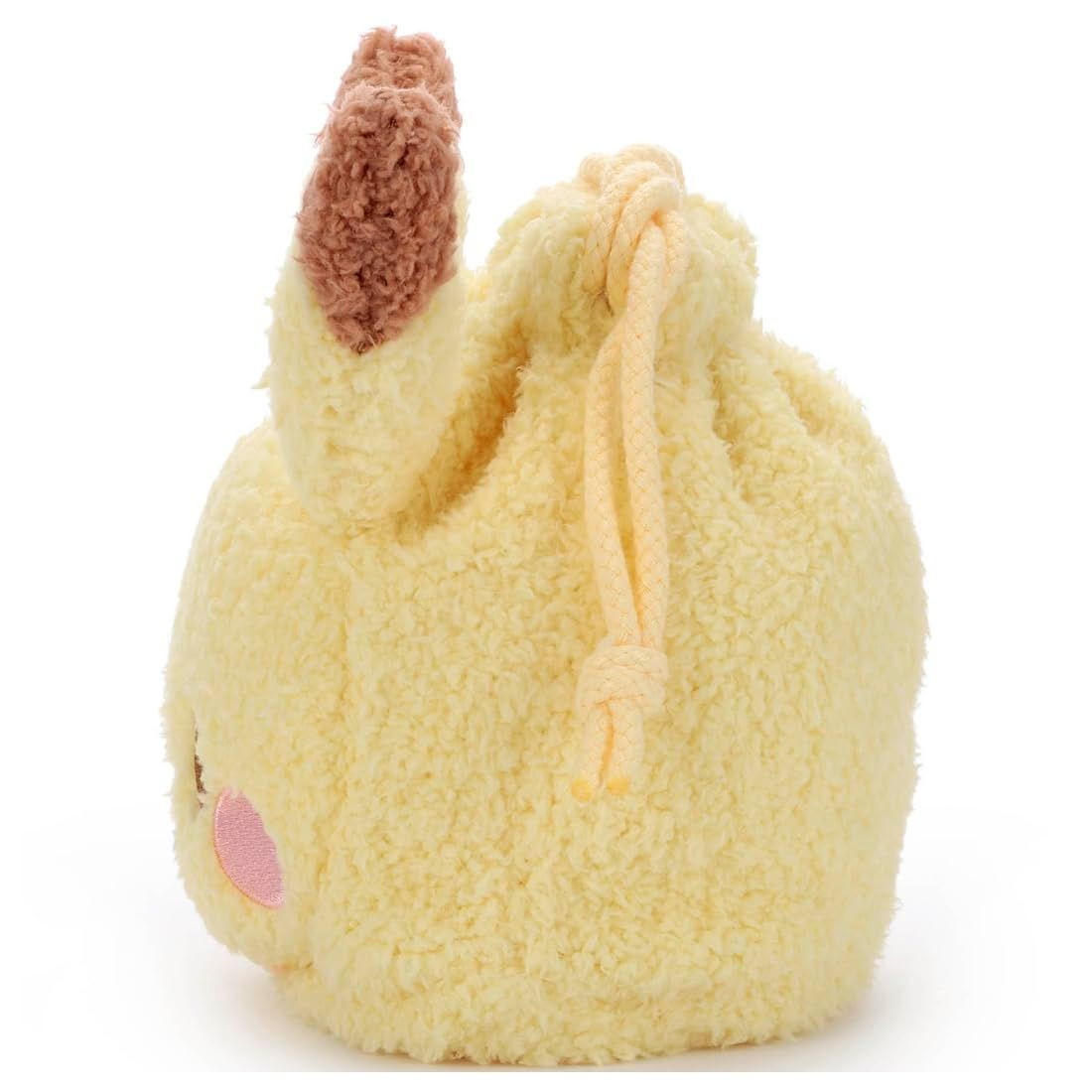 Pokemon PokePeace Plush Drawstring Bag Pikachu