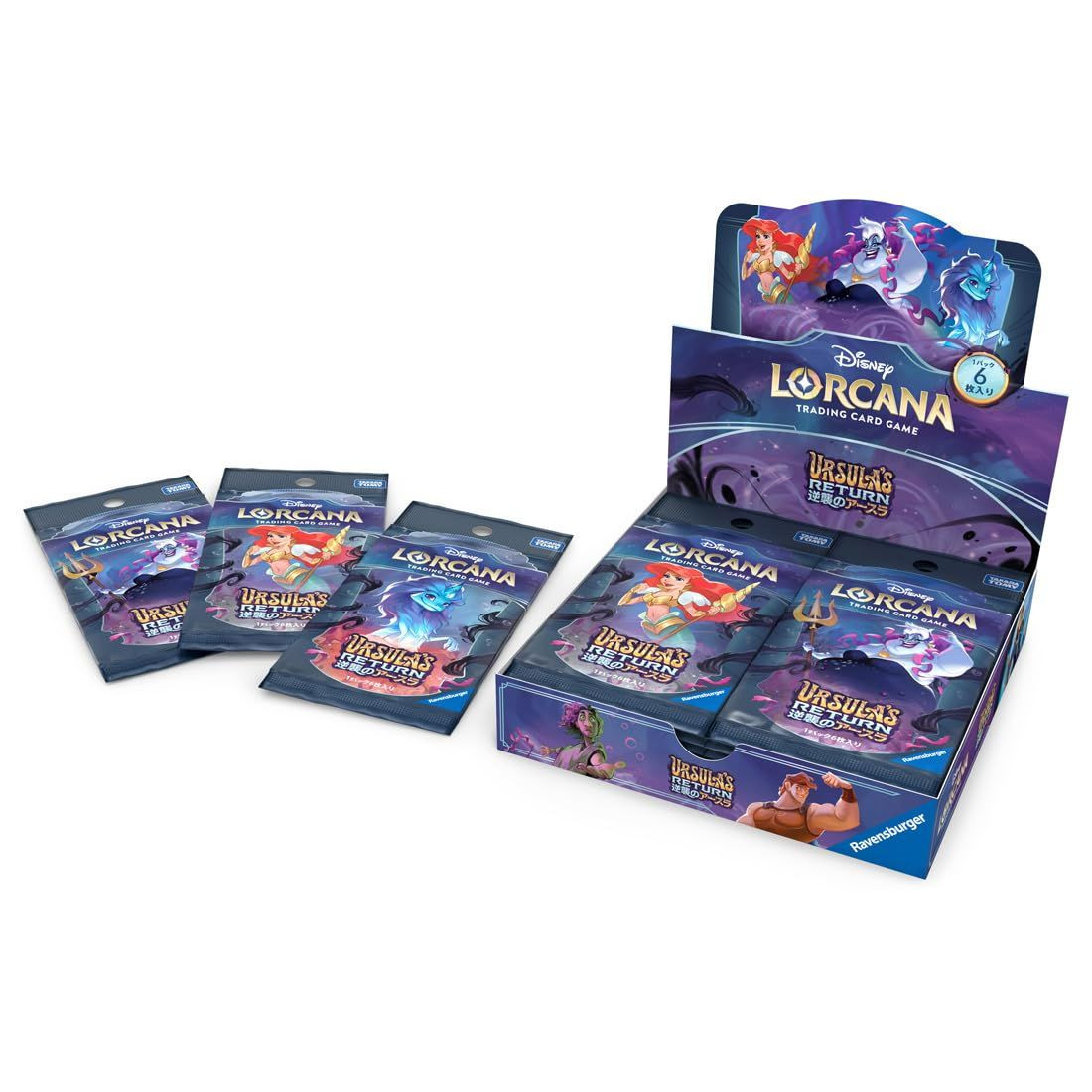 Disney Lorcana TCG Japanese Version Booster Pack Resurgence of Ursula Disney Lorcana TCG Japanese Version Booster Pack Resurgence of Ursula