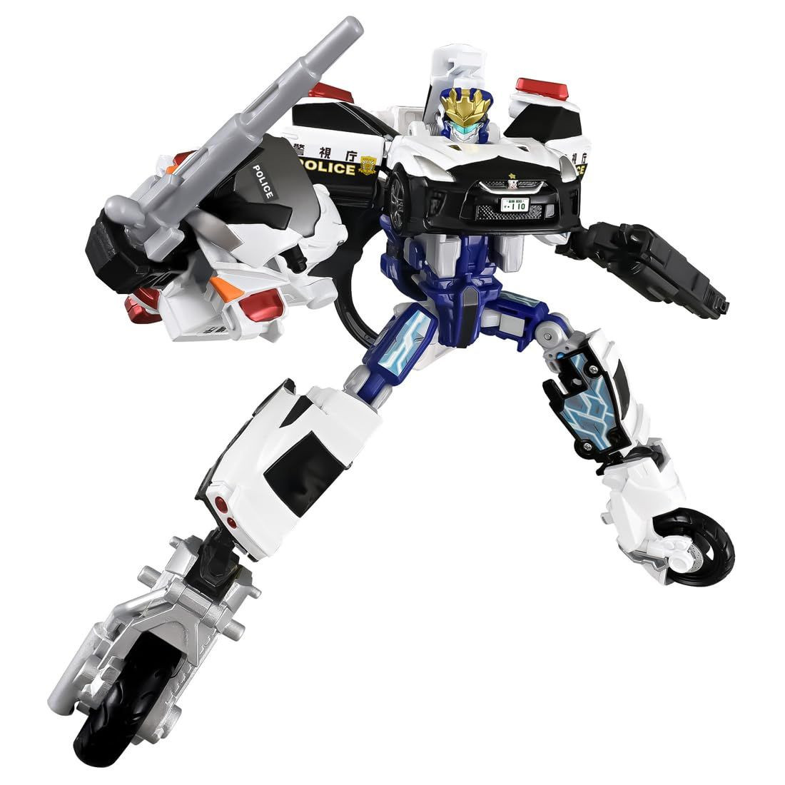 Tomica Job Braver TJBDX Unite Police Braver Patrol Car & White