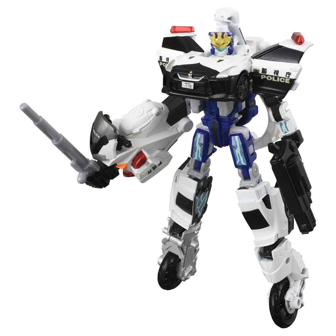 Tomica Job Braver TJBDX Unite Police Braver Patrol Car & White