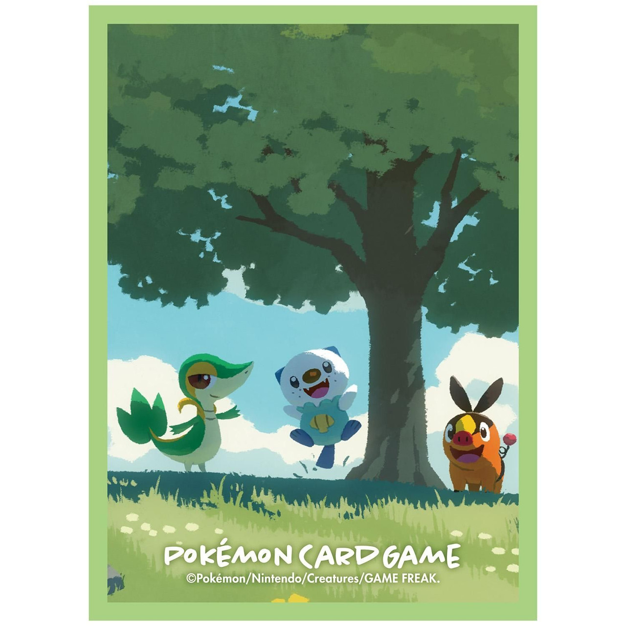 Pokemon Card Game TCG Deck Sleeves Snivy & Tepig & Oshawott