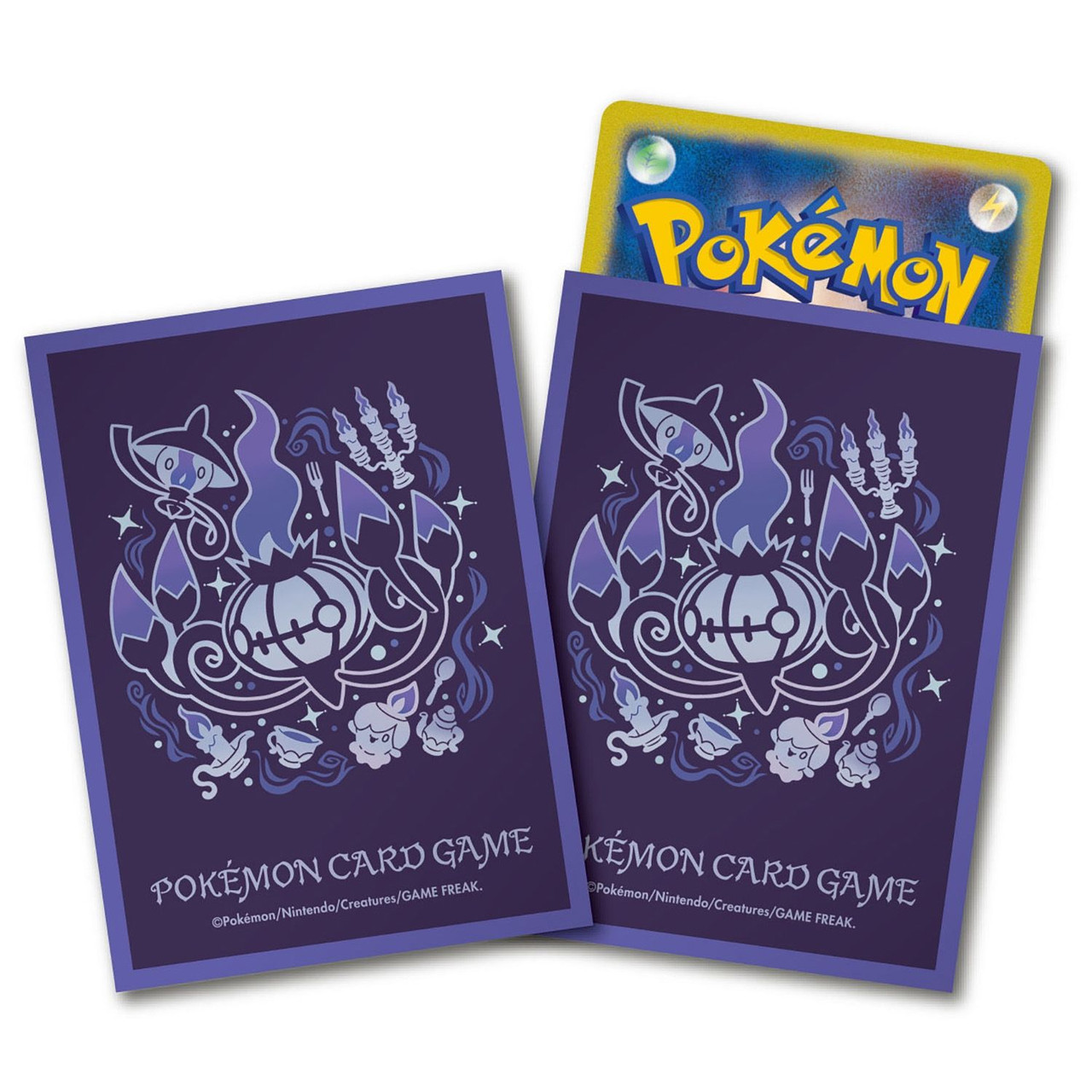 Pokemon Card Game TCG Deck Sleeves Premium Gloss Evolutionary Temptation Chandelure Pokemon Card Game TCG Deck Sleeves Premium Gloss Evolutionary Temptation Chandelure