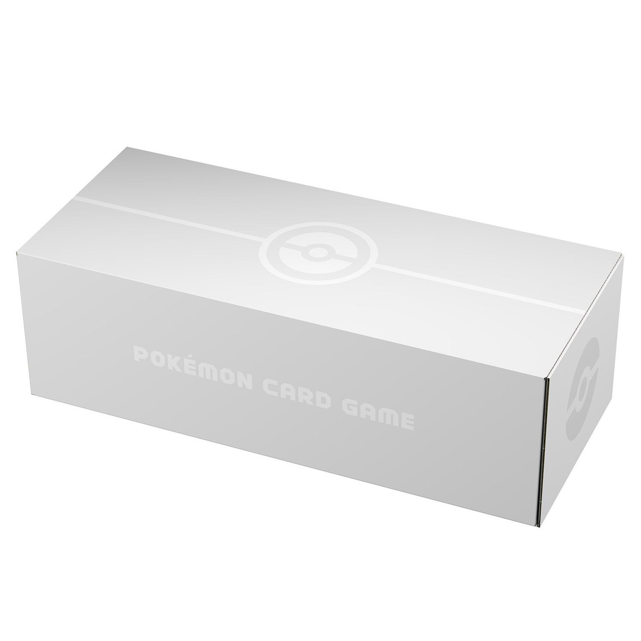 Pokemon Card Game TCG Long Card Box White Pokemon Card Game TCG Long Card Box White