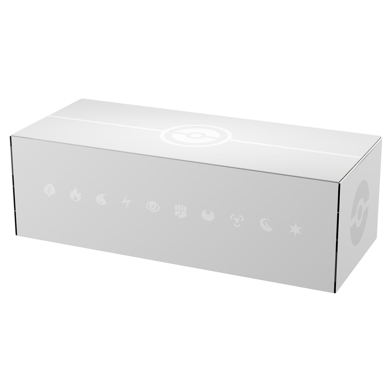 Pokemon Card Game TCG Long Card Box White Pokemon Card Game TCG Long Card Box White