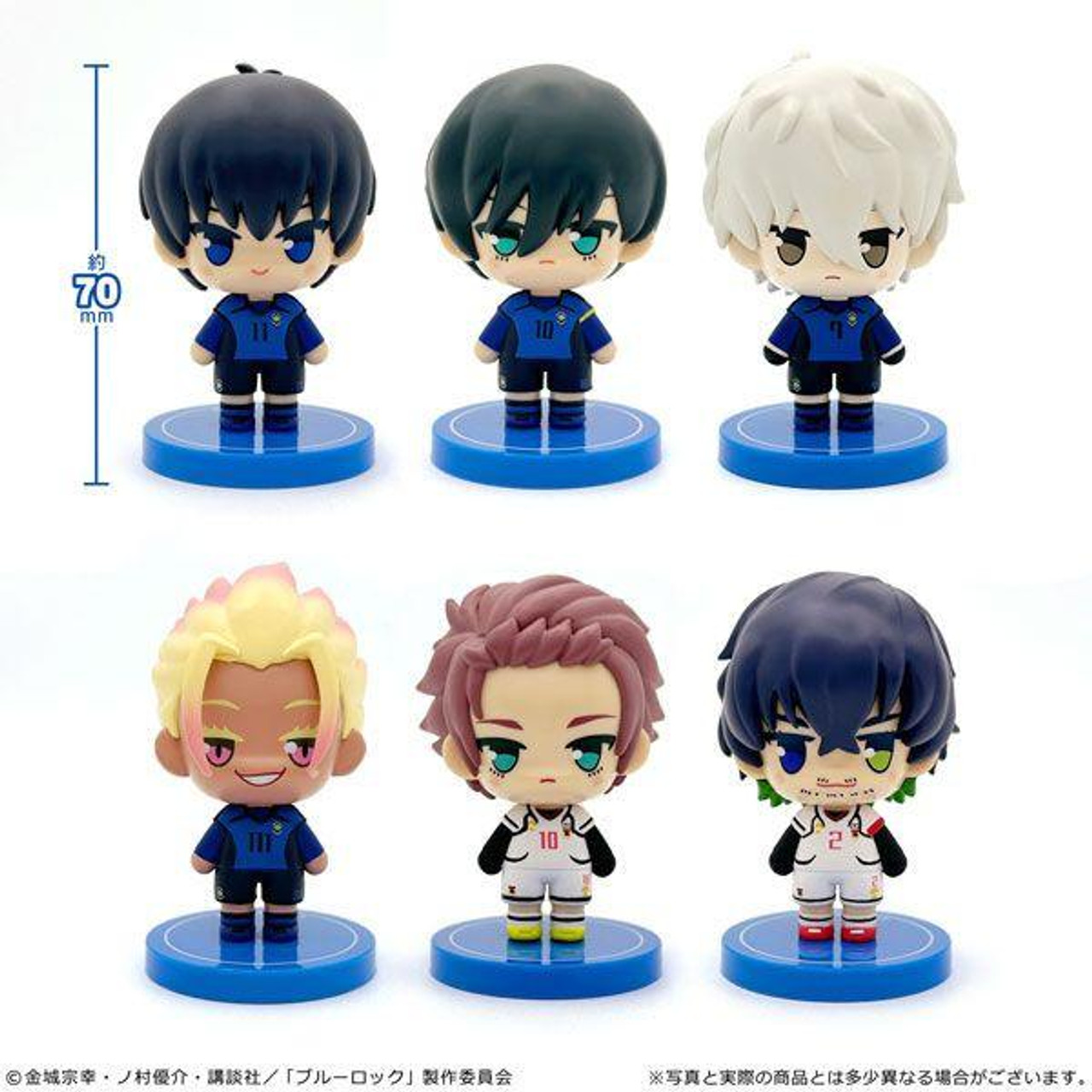 BLUE LOCK フィギュア A B セット Blue Lock Exhibition Trading Mini Figure PalVerse B Complete