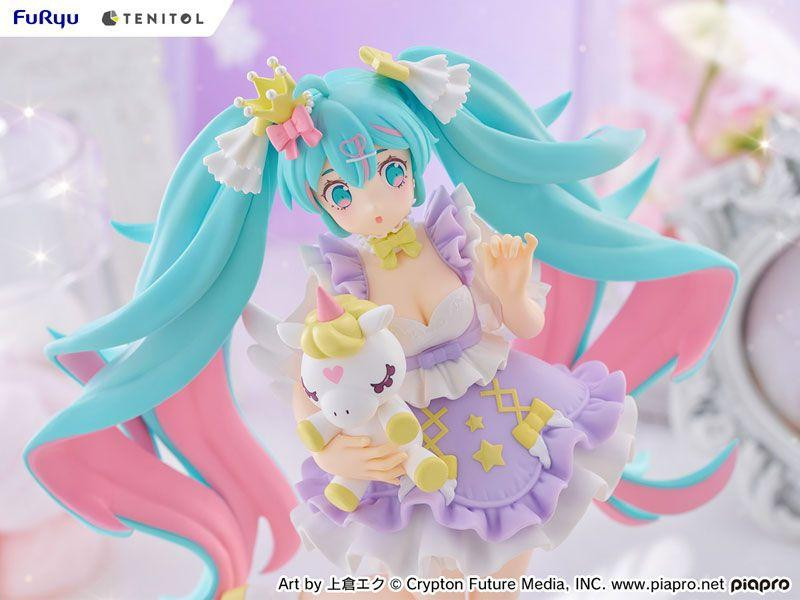 Tenitol Hatsune Miku Yumekawa Princess Lavender Ver. Figure