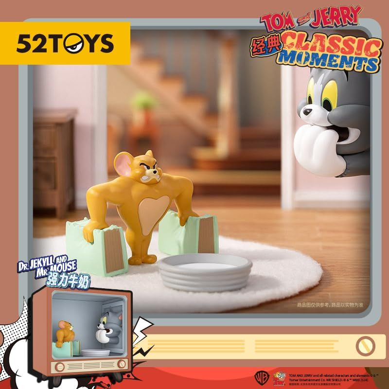 52Toys Blind Box Tom And Jerry Classic Moment 8 Pieces Box