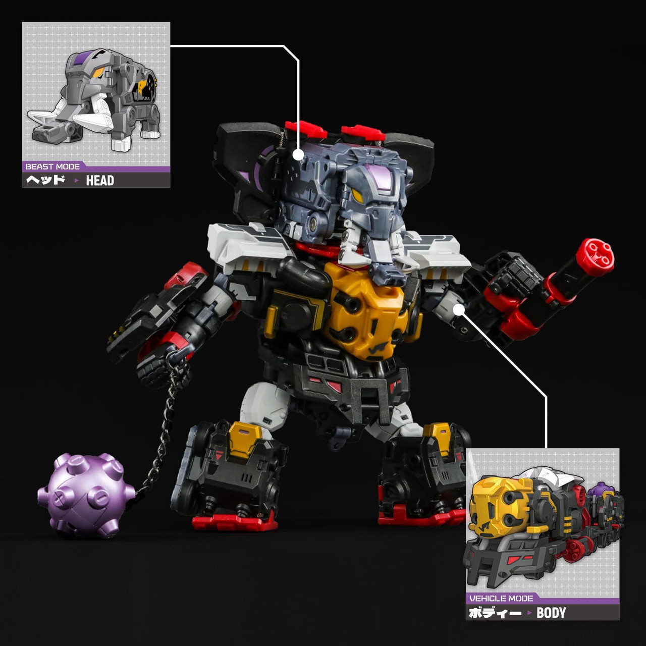 52Toys Beastbox-Mega Series BMM-01 Mechabeast Psychotrain
