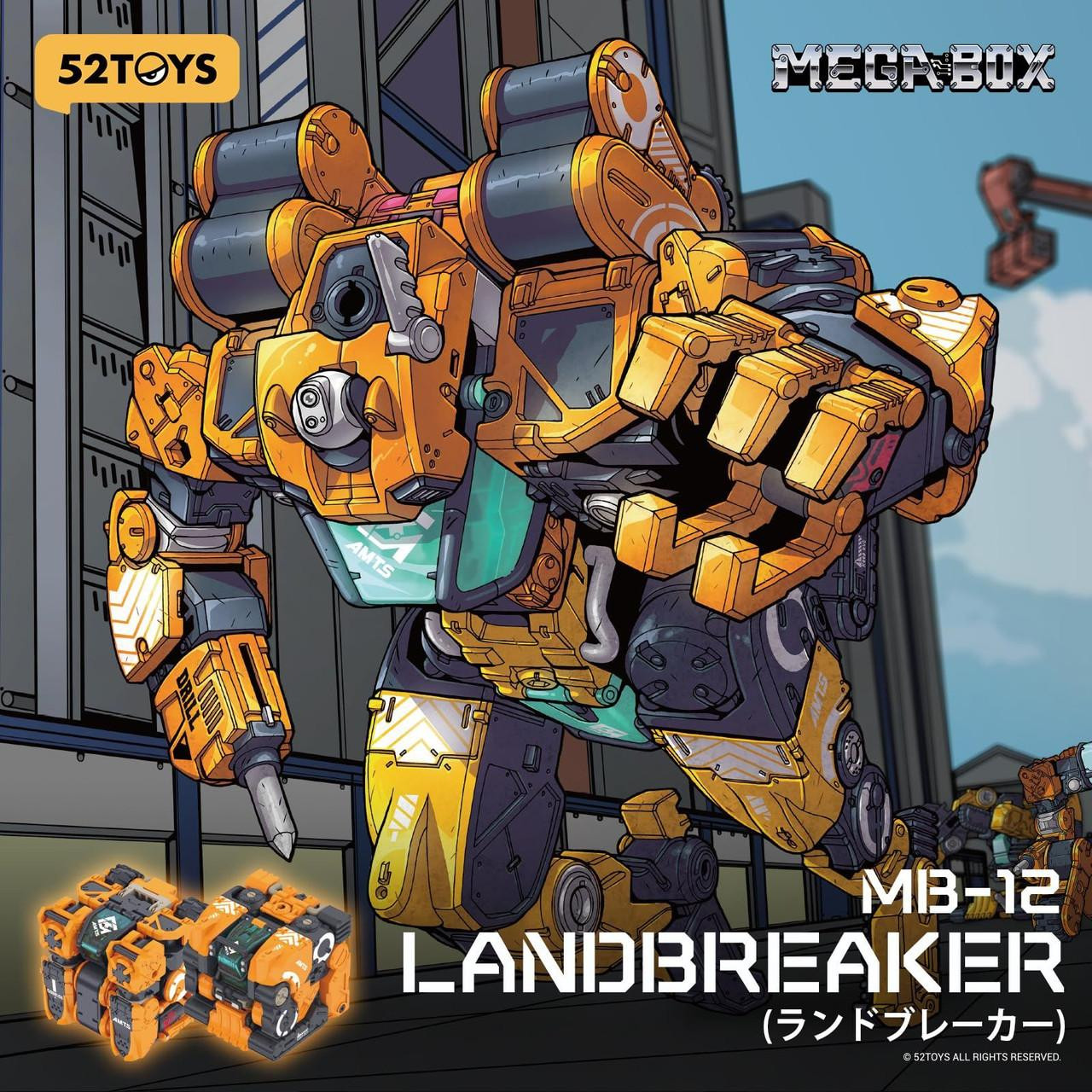 Beastbox 52Toys Megabox MB-12 Landbreaker is a shape-shifting toy