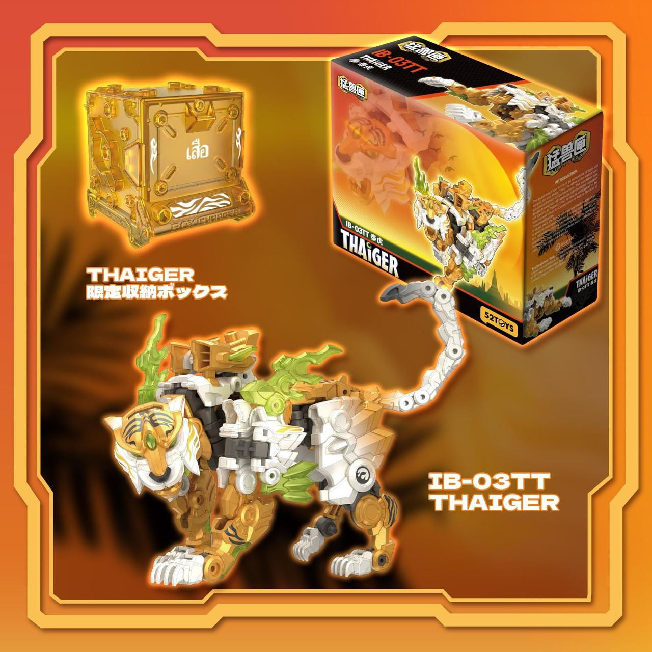 Beastbox 52toys Infinitybox IB-03TT Thaiger Transformable Toy Cube