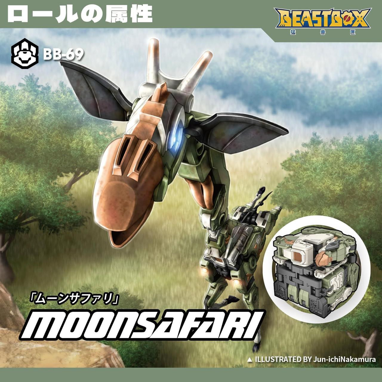 Beastbox 52toys Bb-69 Moonsafari Transforming Toy Transforming