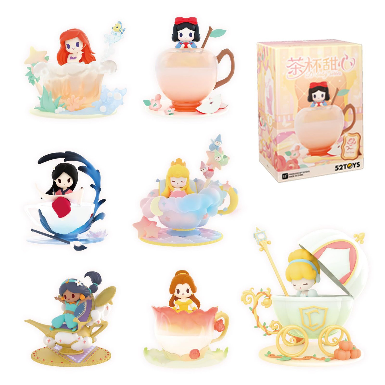 52Toys Disney Princess D-Baby Series - Teacup Sweeties Blind Box
