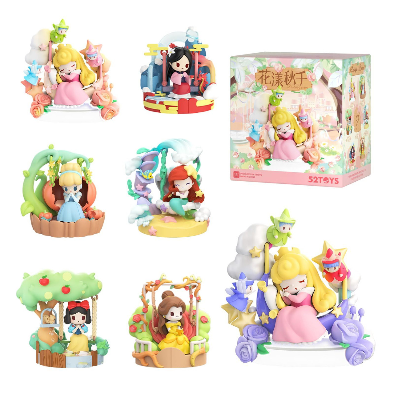 52Toys Disney Princess D-baby Series-Floral Swing Blind Box