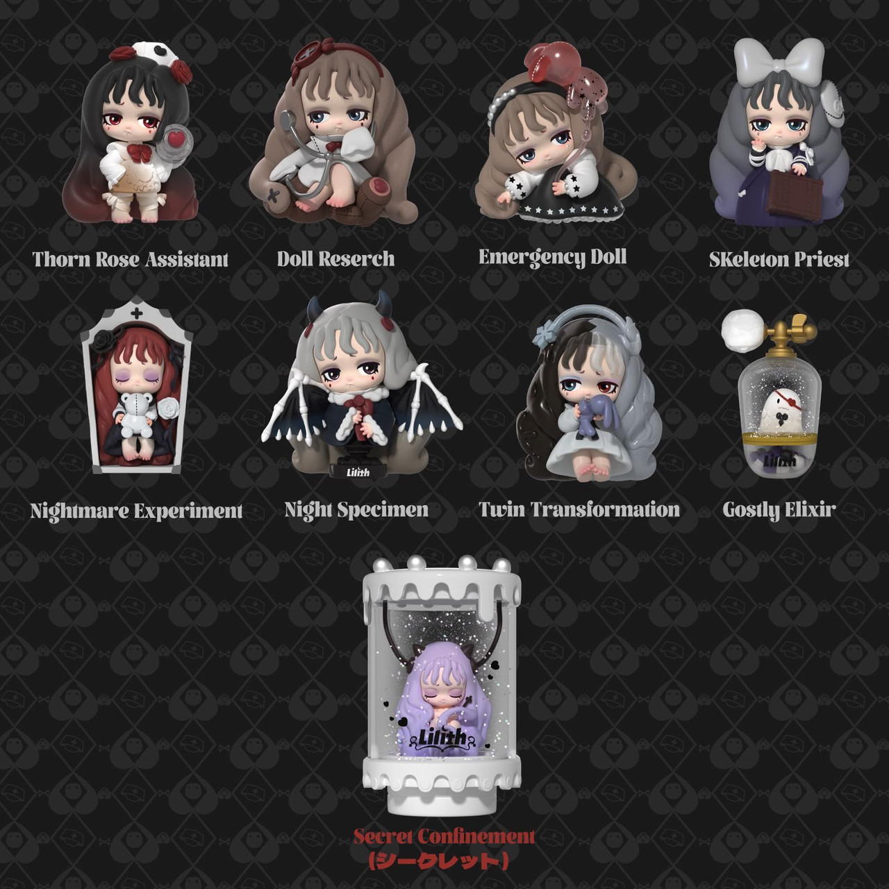 52Toys Blindbox Lilith Secret Experiment Series Trading Figure