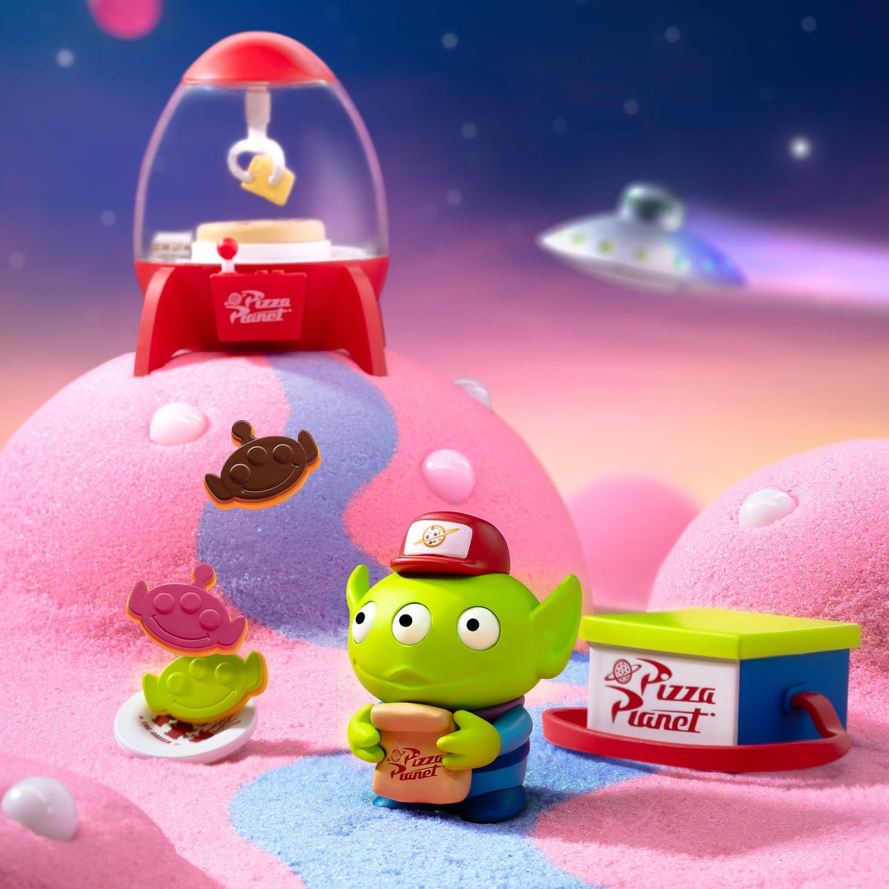 52Toys Blind Box X Toy Story Aliens' Pizza Planet Series Miniature