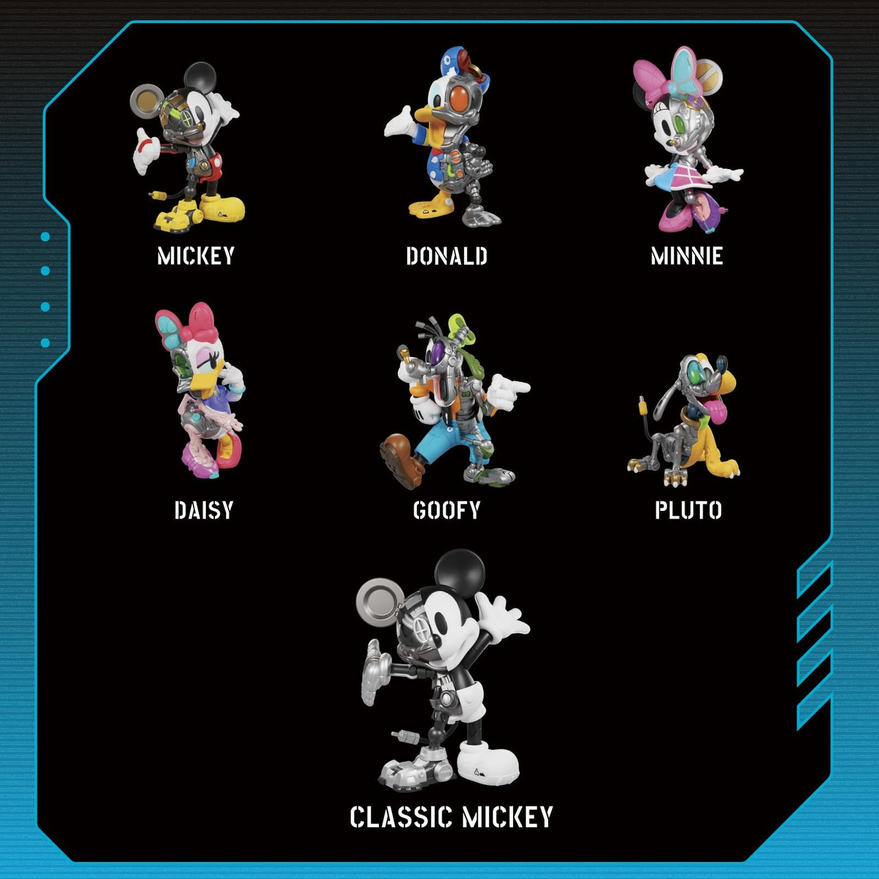 52Toys Blindbox X Mickey Mouse Cyborg Series Trading Figure Blind