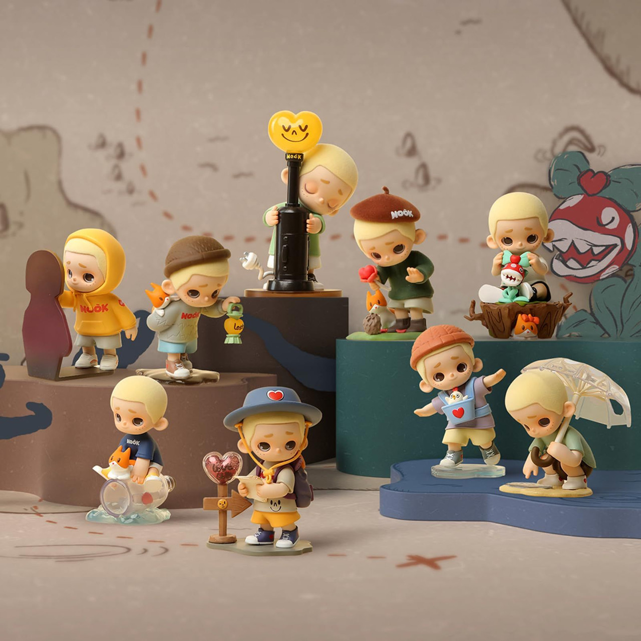 52Toys Blindbox Nook Quest For The Heart Series Blind Box Trading