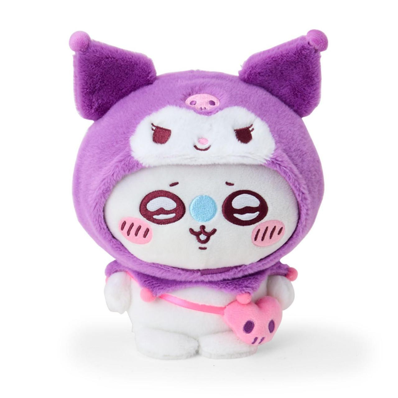 Kuromi x Momonga ぬいぐるみセット sanrio-kuromi-chiikawa-plush-