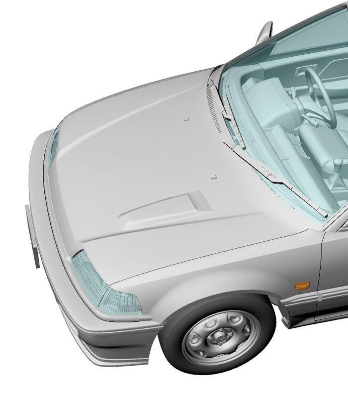 1/24 Honda Civic Si (EF3) (1987) Plastic Model