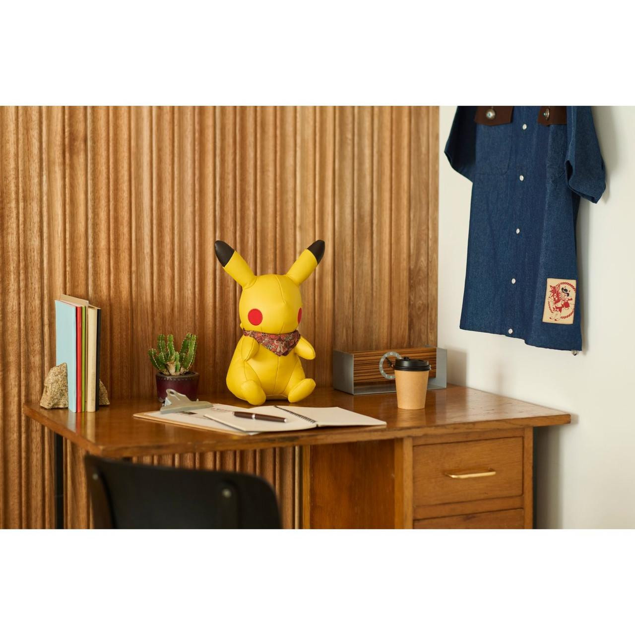 [NEW] Pokémon Pikachu LeatherPouch Japan Pokemon Center Original Leather Mini Round Pouch Pikachu