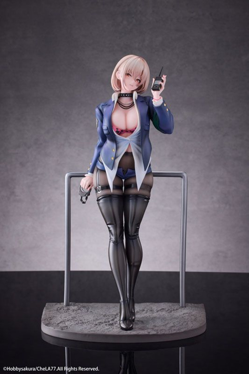 不良警察 illustration by CheLA77 1/6 AmiAmi [Character & Hobby Shop] | Naughty Police Woman