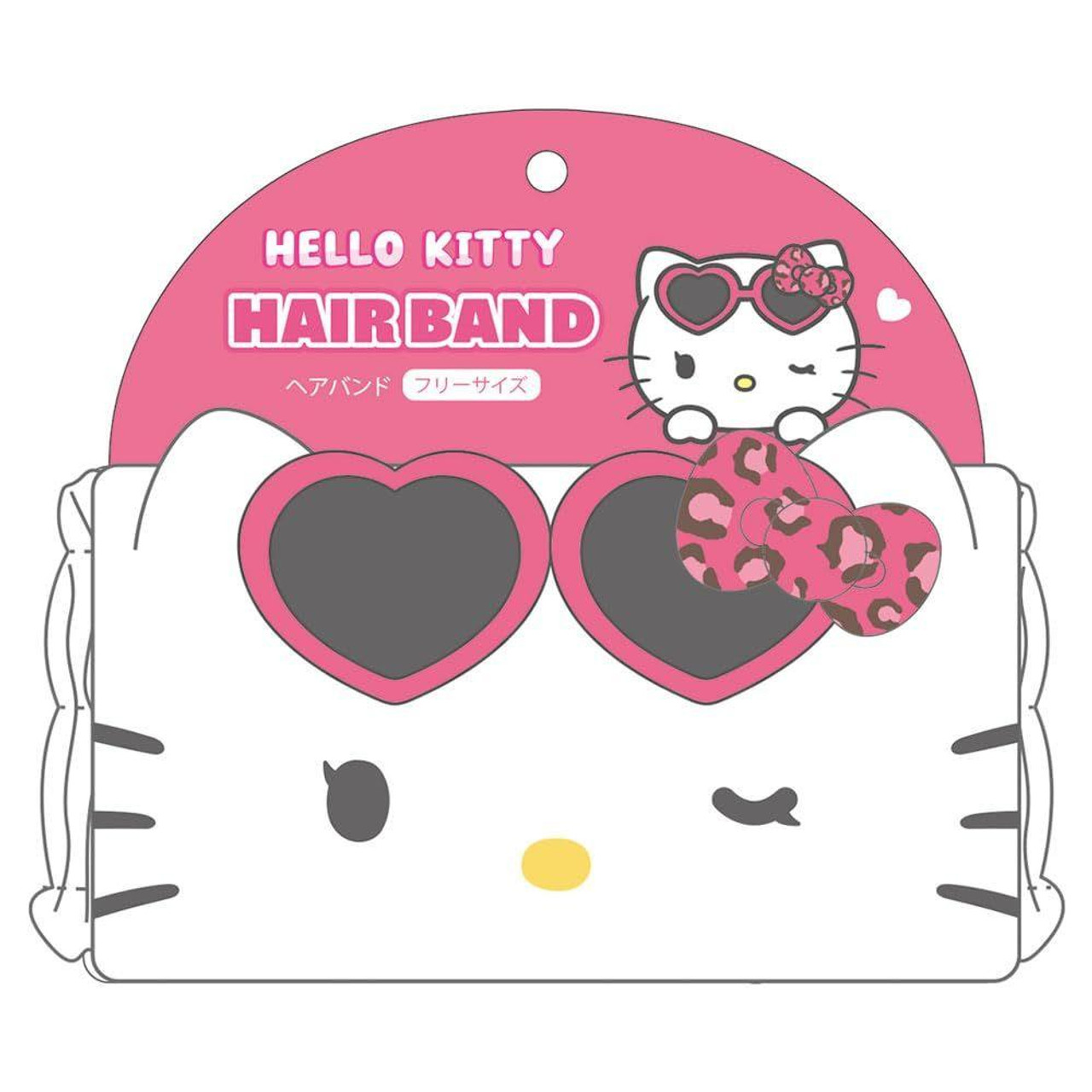 T's Factory Hello Kitty Leopard Print Face Hairband (Sanrio)